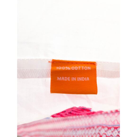 Tuckernuck Maxi Dress Oliphant Pink Grandiflora Puff Sleeve White Size M Floral - Picture 8 of 14